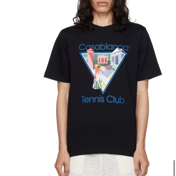 Casablanca black la joueuse T shirt xxl - Picture 1 of 4